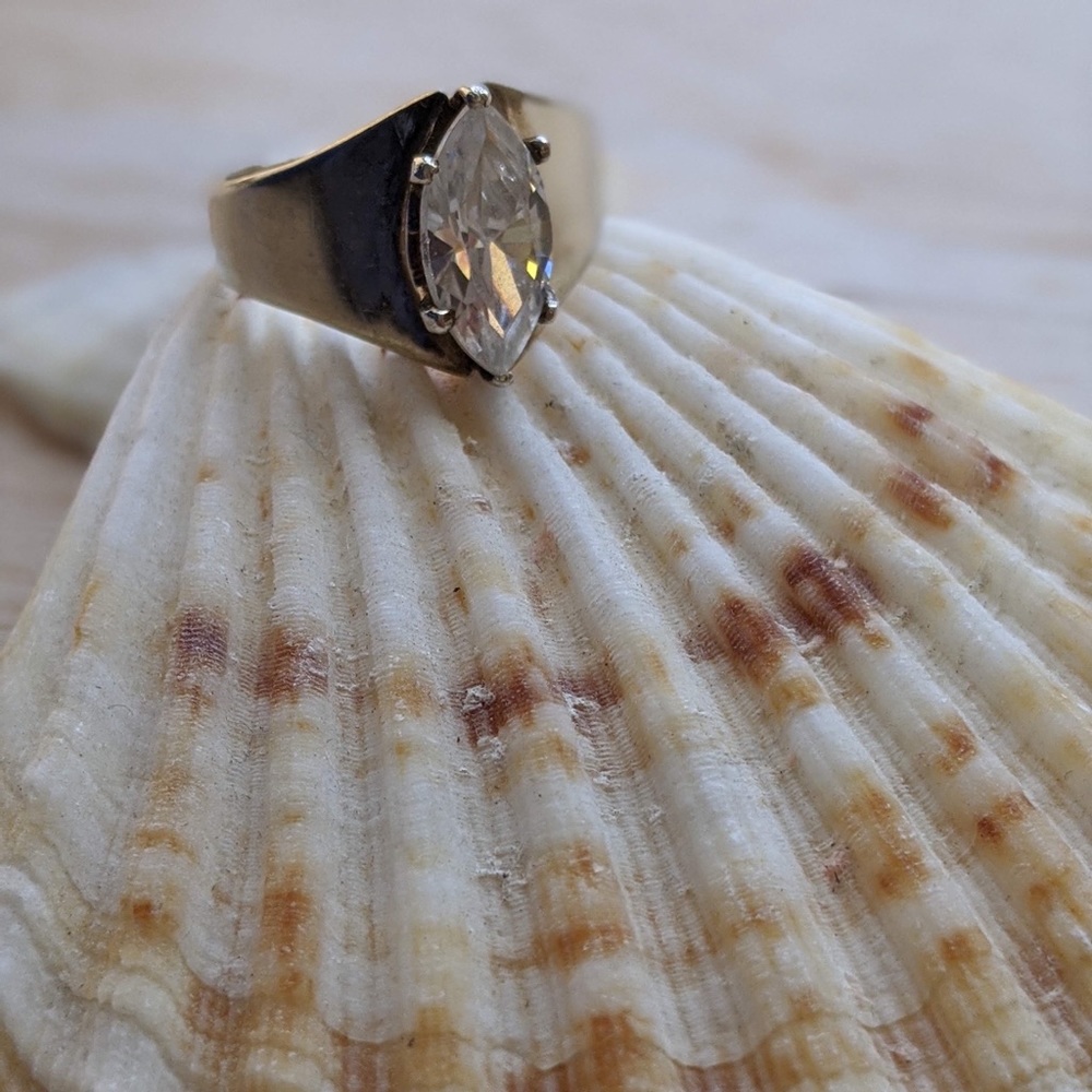 Sterling silver CZ ring